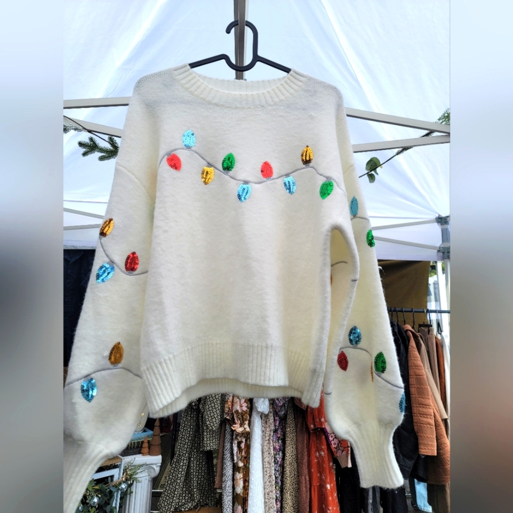 Christmas Lights Sweater